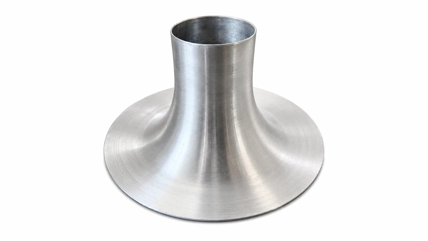 Zwężka Venturiego z aluminium wykonana metodą wyoblania